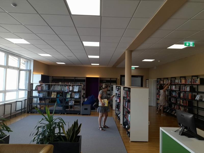 Innenansicht der Bibliothek