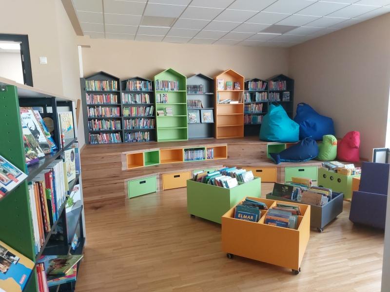 Innenansicht der Bibliothek - Kinderbereich